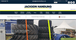 Desktop Screenshot of jacksonhandling.co.uk